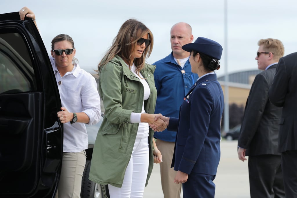 She Styled It With a White Shirt and Pants