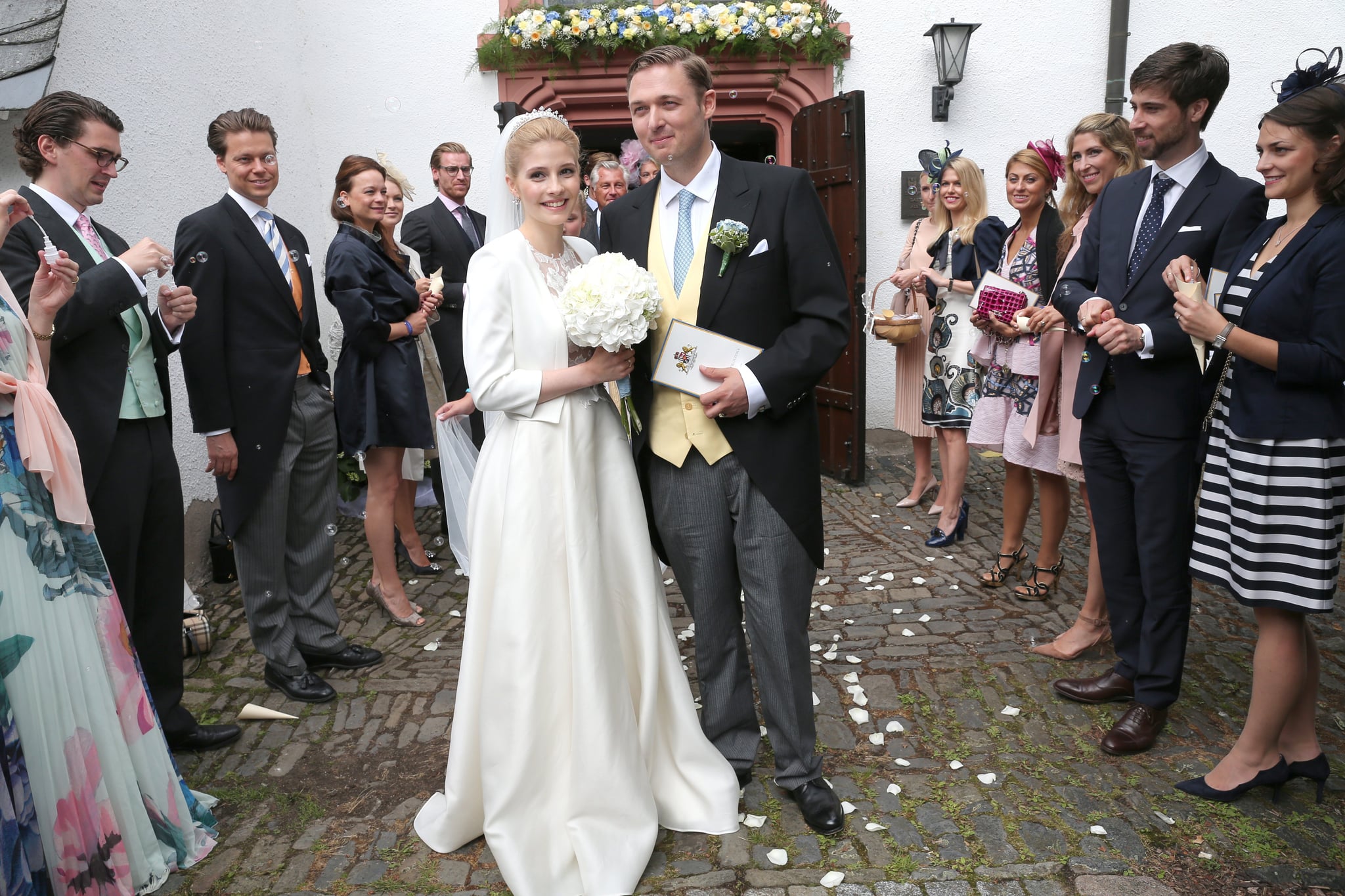 Fashion Shopping Style This German Bride S Sheer Wedding Gown