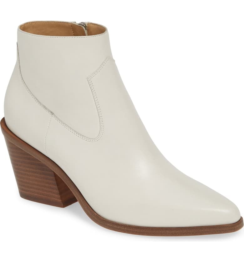 rag & bone Razor Western Booties | The Best White Boots For Women ...