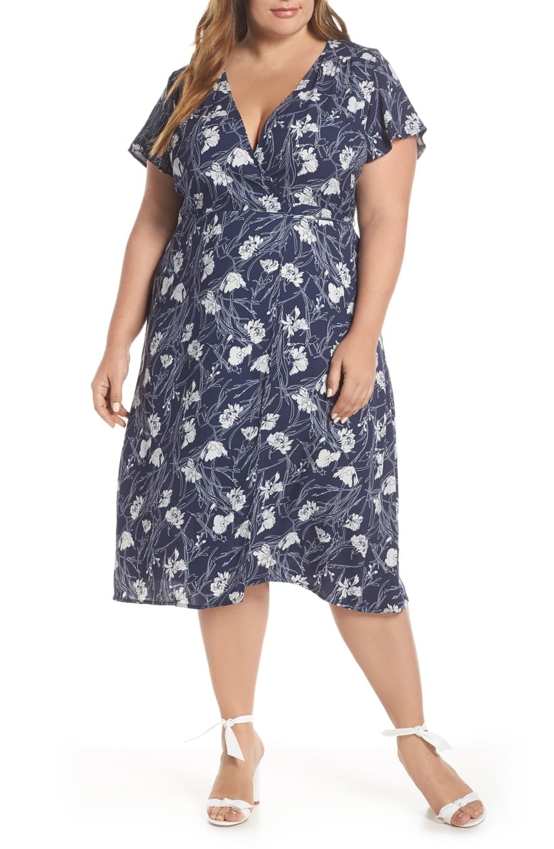 Leith Midi Wrap Dress