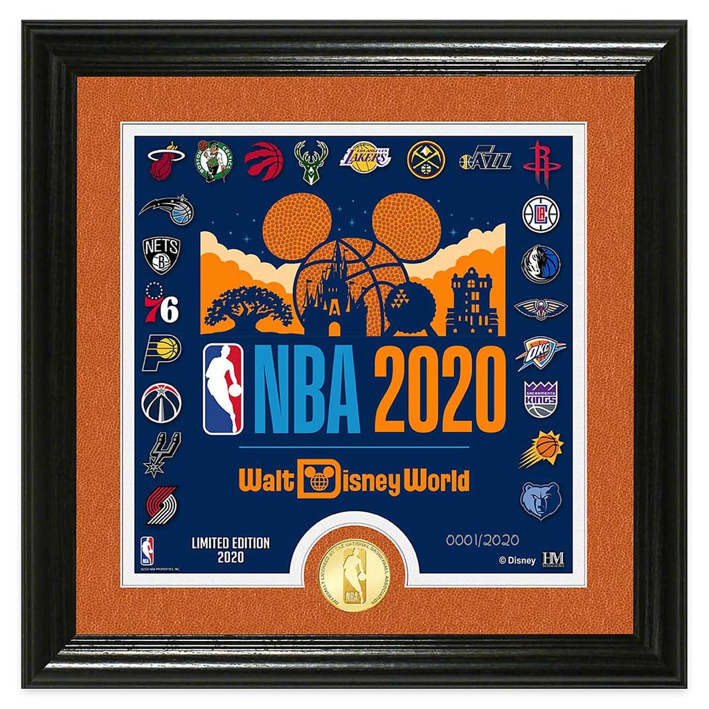 Limited-Edition Framed Graphic Featuring All of the NBA Restart Teams