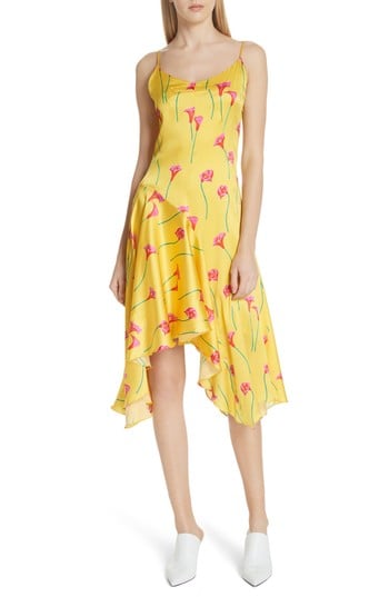 Caroline Constas Marie Stretch Silk Slip Dress