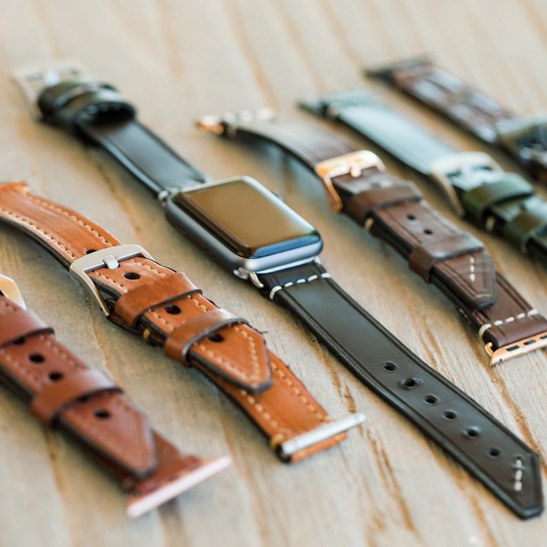 Genuine Leather Apple Watch Bands