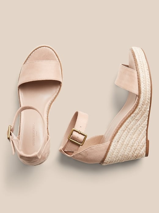 Banana Republic Factory Store Faux Suede Espadrille