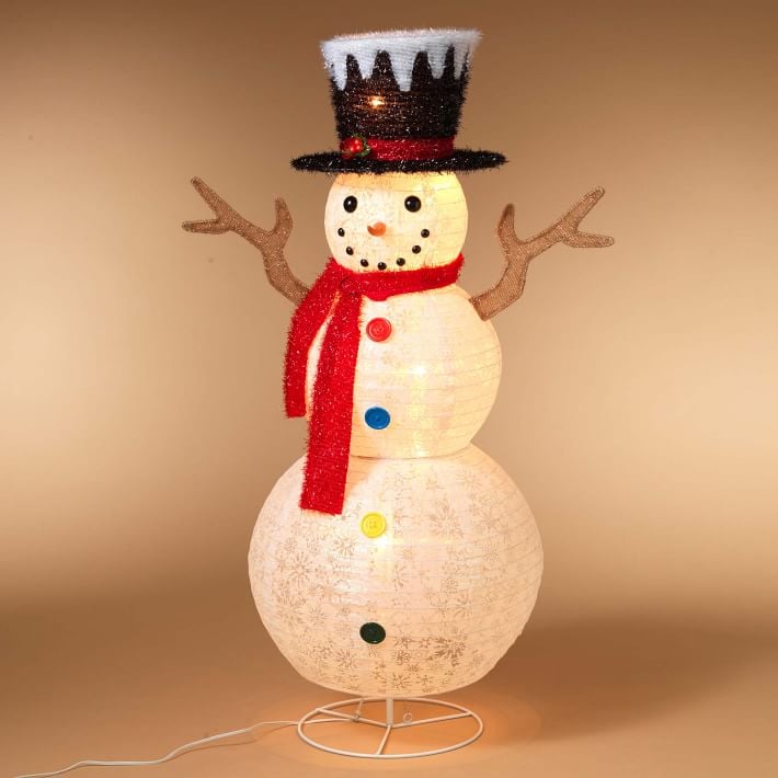 West Elm Glittering Snowman