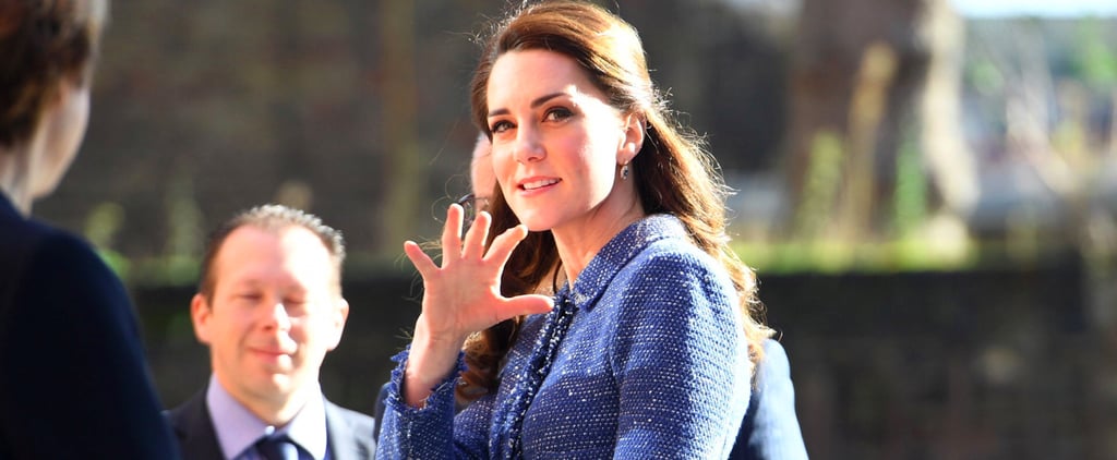 Kate Middleton's Blue Rebecca Taylor Suit