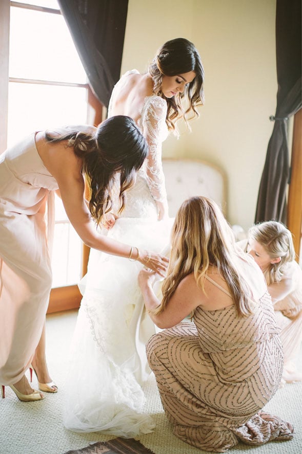 Nikki Looked Lovely in Her Claire Pettibone Dress