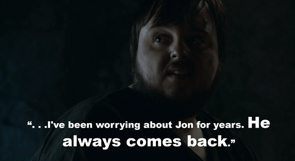 Sam Gives No Spoiler Warnings