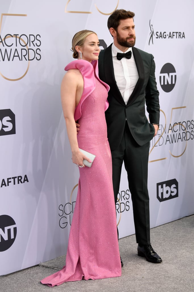 Emily Blunt and John Krasinski at the 2019 SAG Awards