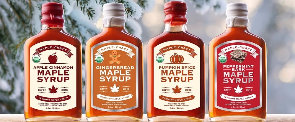 Maple Craft Released Holiday-Inspired Syrup Flavors