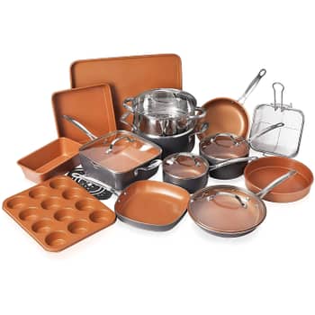 GreenLife Soft Grip Healthy Ceramic 15pc Cookware Set - On Sale