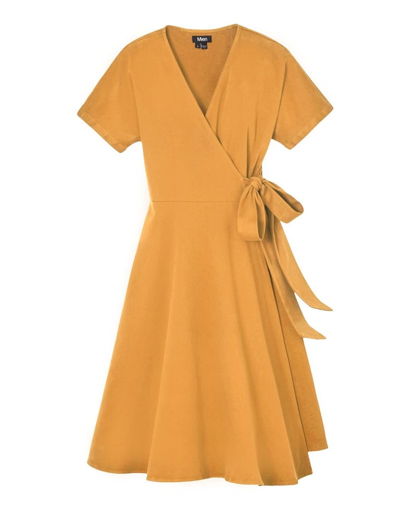 Mien Studios Kindred Wrap Dress in Vintage Mustard
