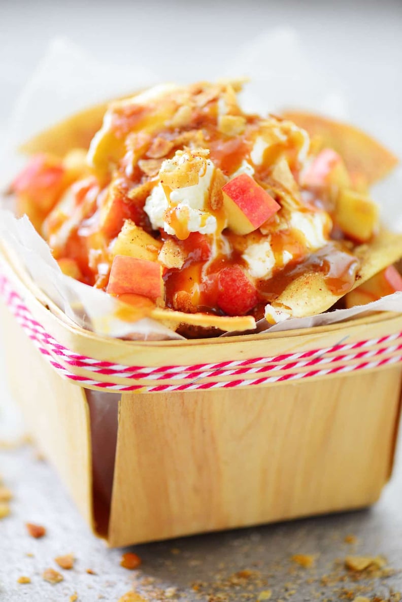 Apple Nachos With Cinnamon Chips