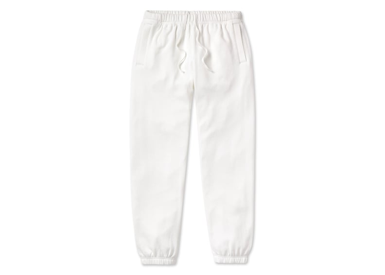 Loop Back Sweatpants in White