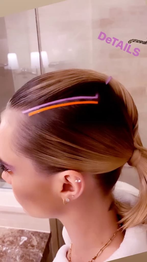 Cara Delevingne's Ribbon Hairstyle at Carnival Row 2019