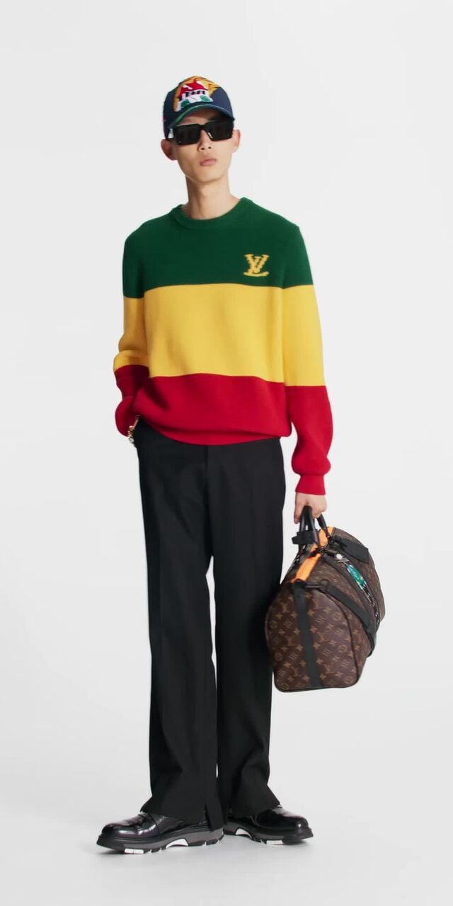 Louis vuitton jamaican stripe hotsell pullover