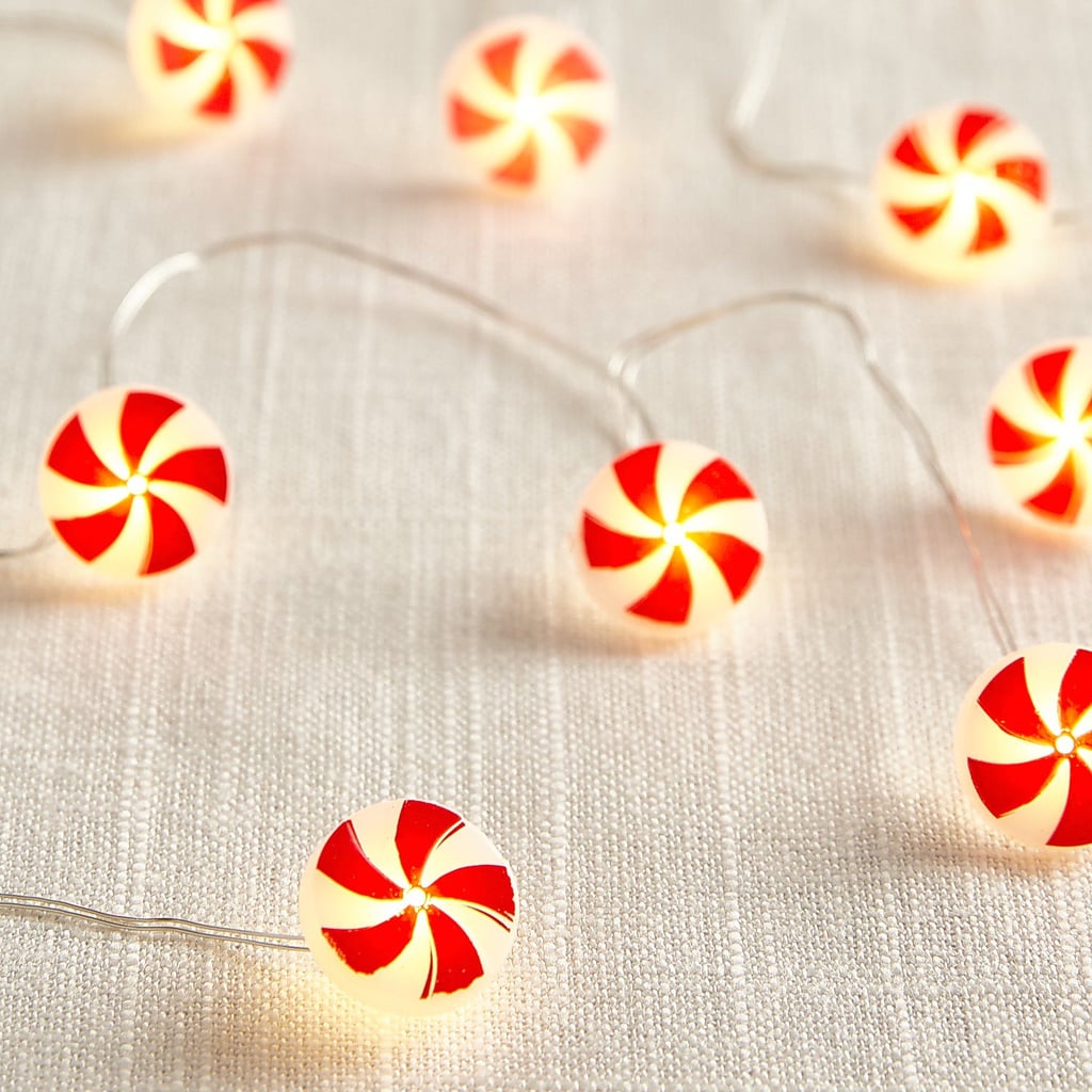 Peppermint Swirl LED Glimmer Strings