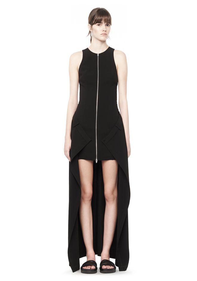 Alexander Wang Drape Suiting Zip Dress ($535)