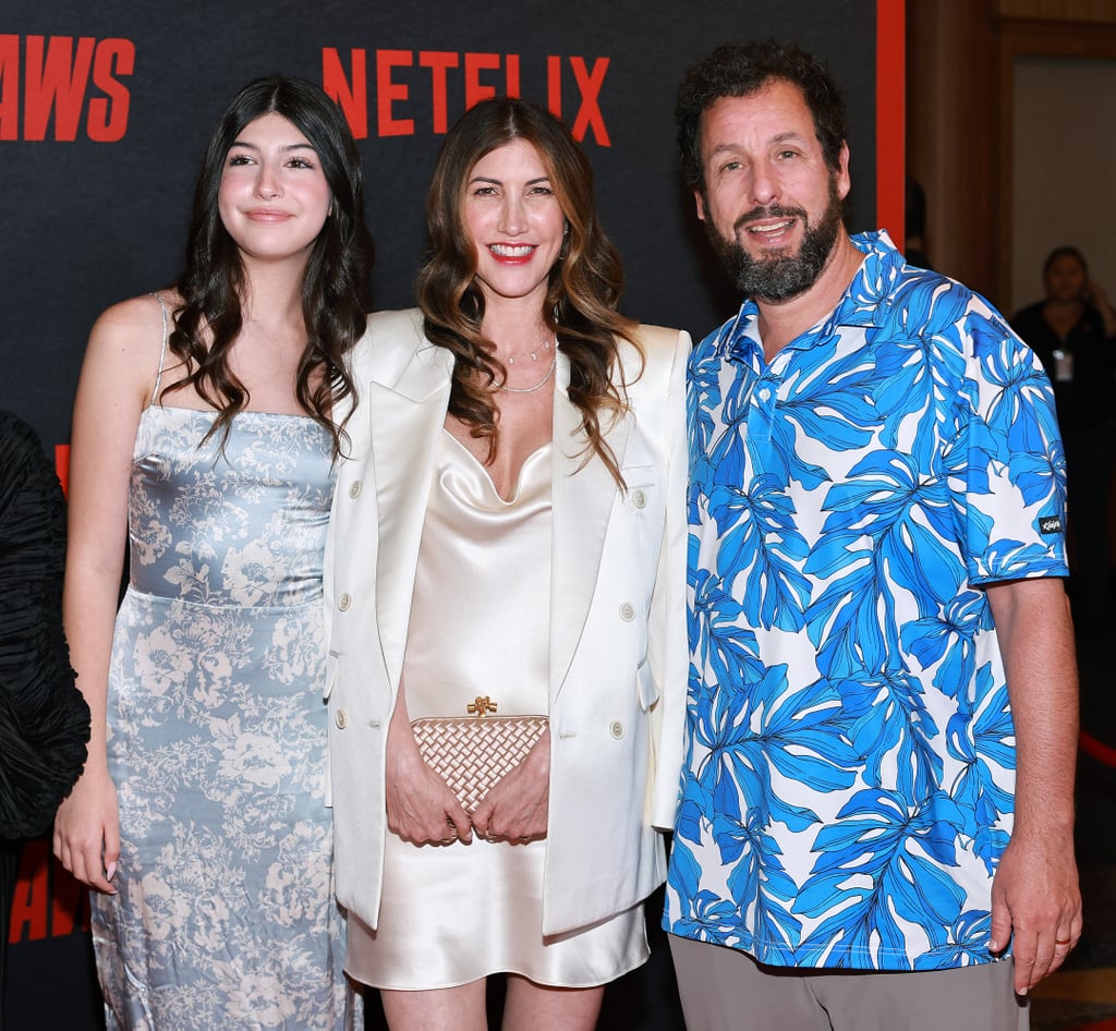 Sadie, Jackie, and Adam Sandler at "The Out-Laws" Premiere