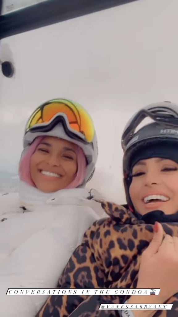 Ciara and Vanessa Bryant Take Their Families on a Ski Trip