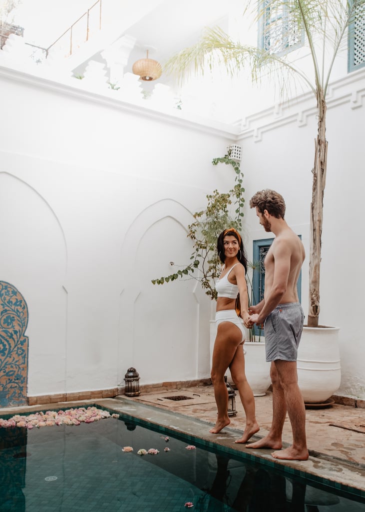 Sexy Moroccan Pool Couples Photo Shoot