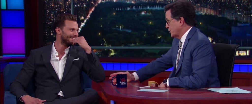 Jamie Dornan on The Late Show August 2016