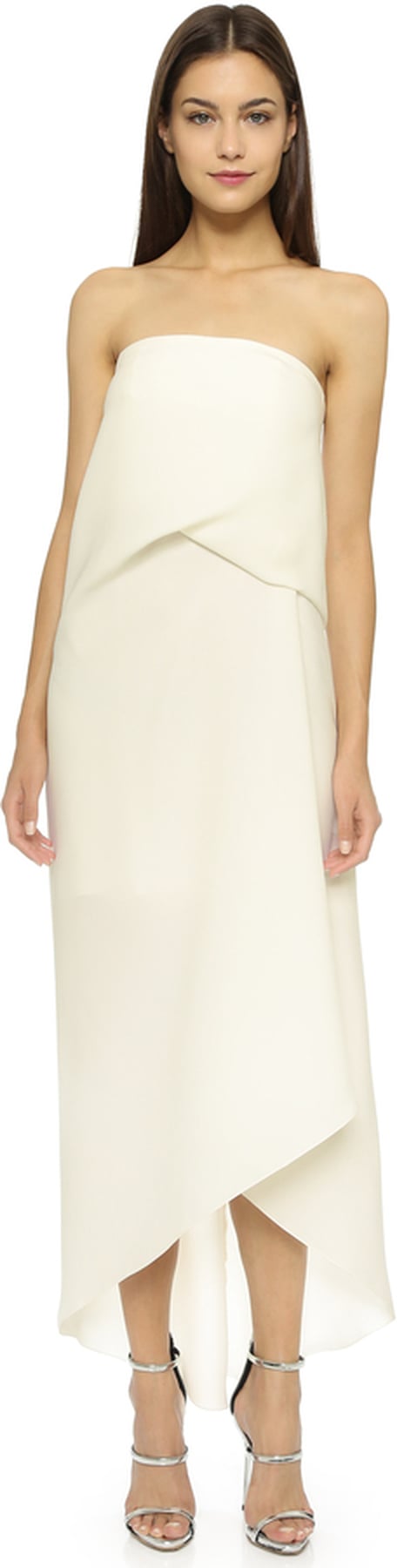 Kate Beckinsale Wearing a White Dress | POPSUGAR Fashion