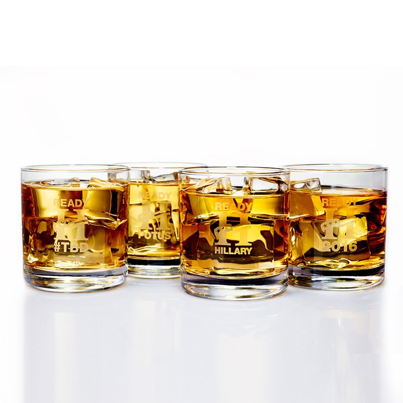 Hillary Rocks! Old Fashioned Glasses