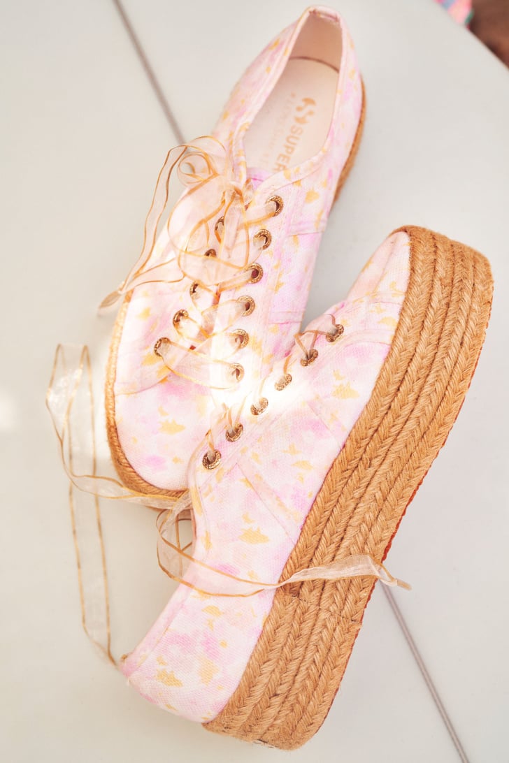 LoveShackFancy x Superga Platform Canvas Sneaker LoveShackFancy x