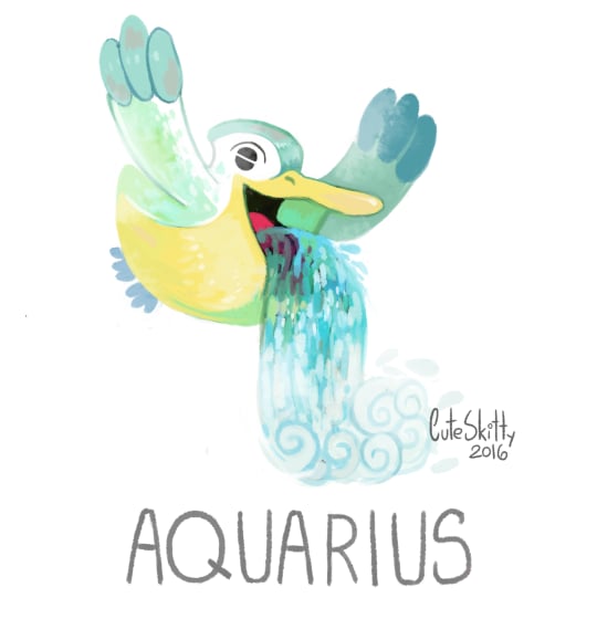 Pelipper as Aquarius