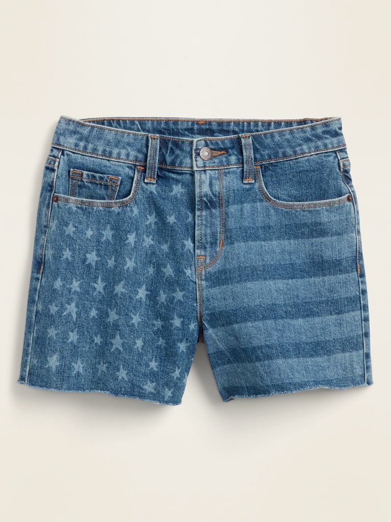 Old Navy HighWaisted Americana CutOff Jean Shorts Spring Denim