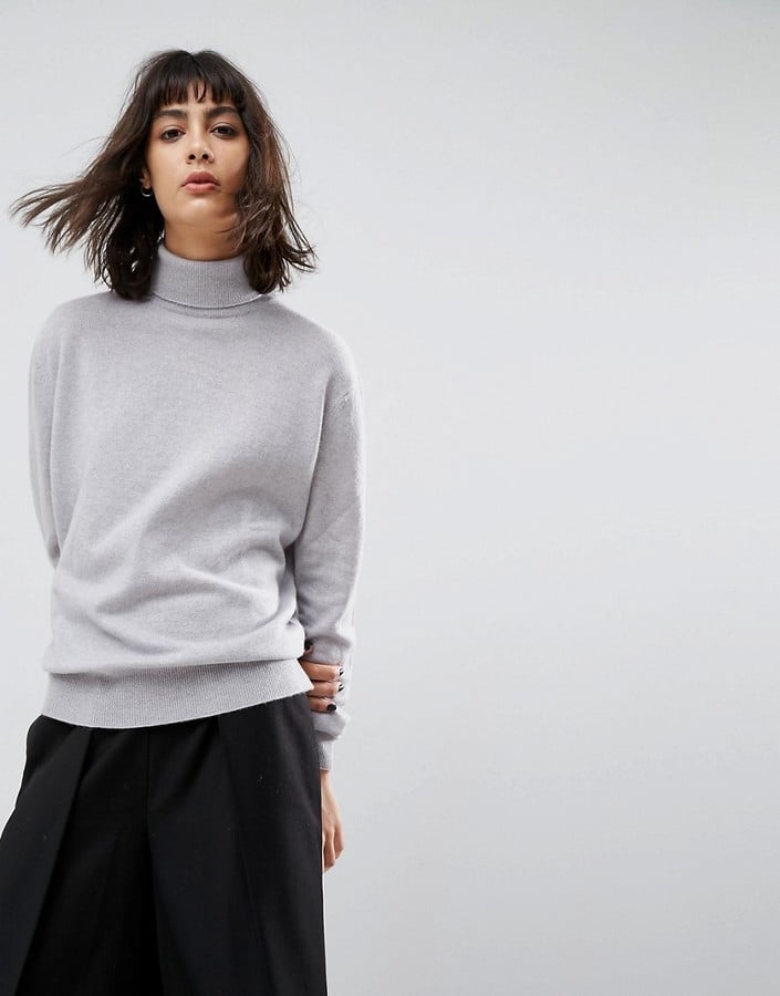 Asos 100% Cashmere Roll Neck Jumper