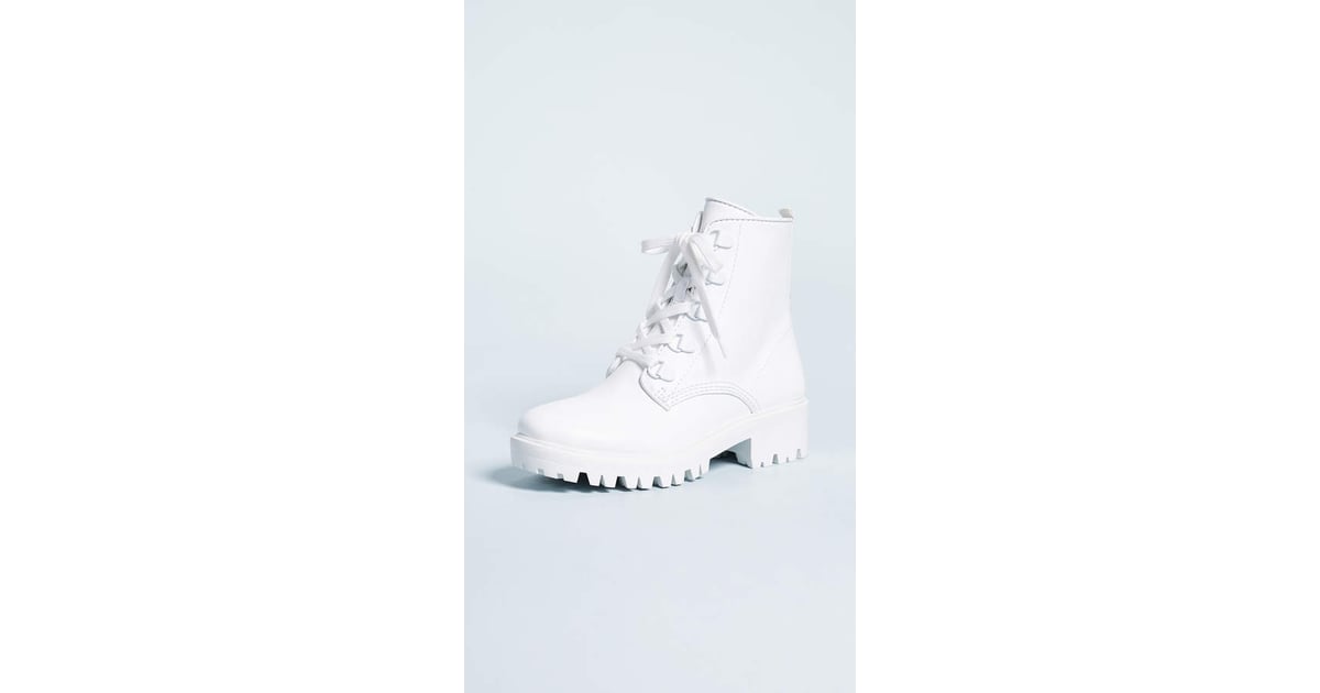 Kendall and kylie white combat boots new arrivals