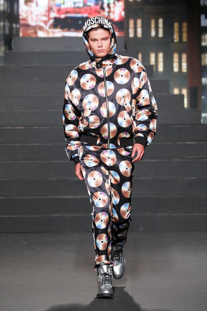 Jordan Barrett Wore a CD-Print Tracksuit