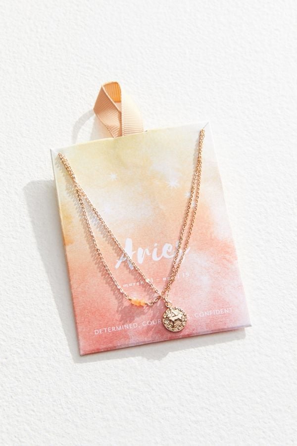 Zodiac mini pendant best sale necklace set