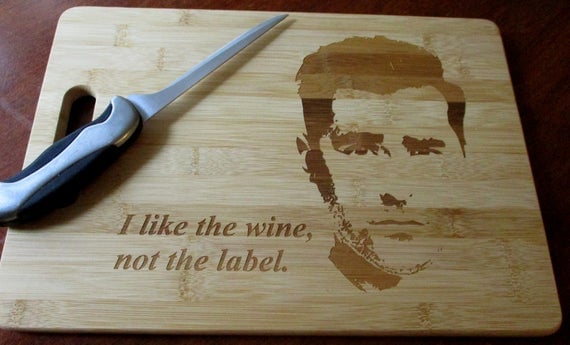 Wine, Not the Label Custom Schitt's Creek Cutting Board