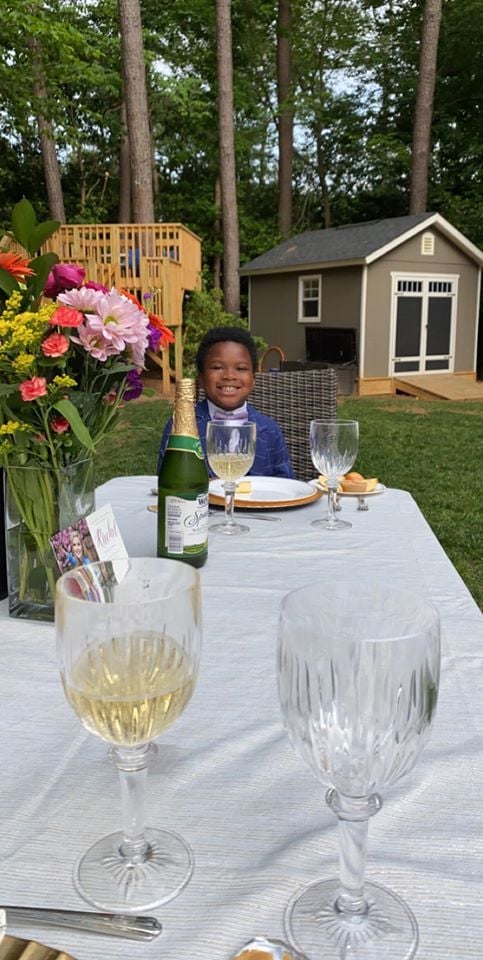 Sweet 7-Year-Old Boy Stages Mini Prom For His Nanny