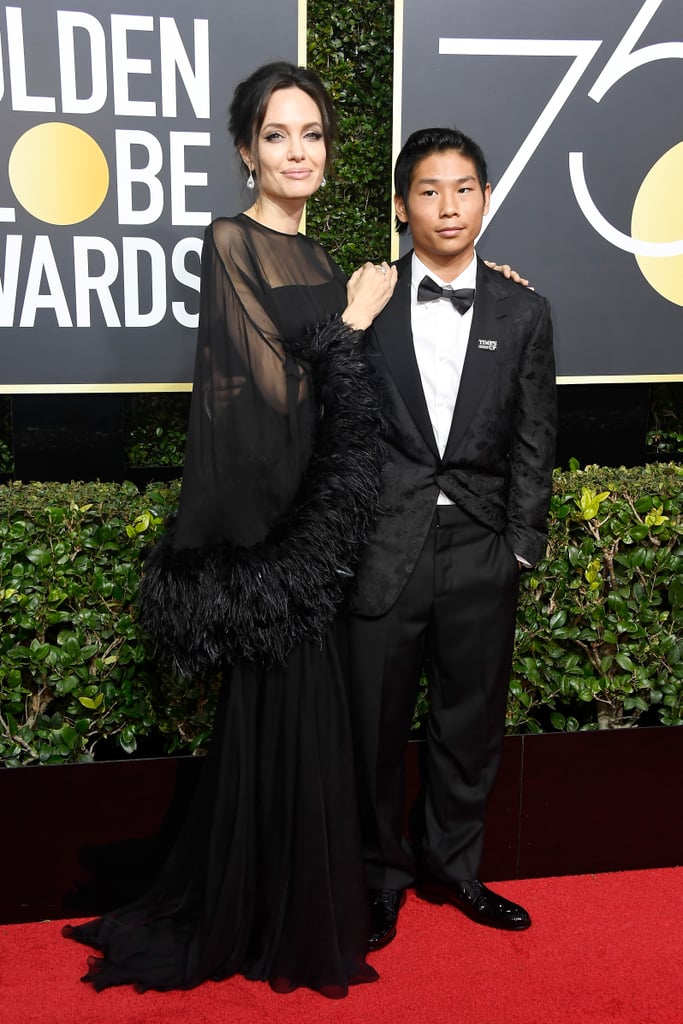 Jennifer Aniston and Angelina Jolie at 2018 Golden Globes