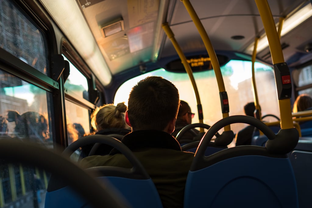 Let someone else take your seat on public transportation.