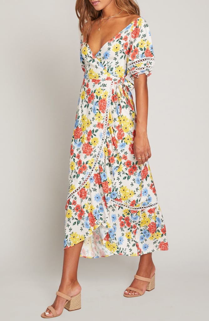 Lost + Wander Centre of Attention Floral Wrap Dress