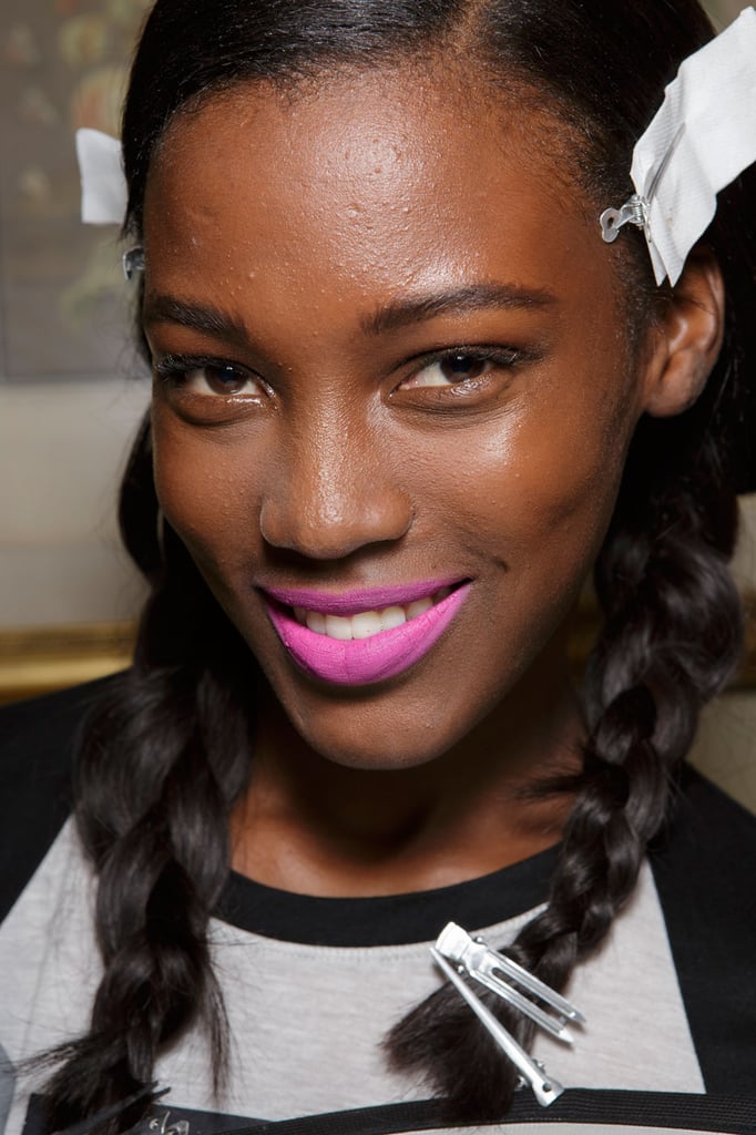 Bright Pink Lips From Aquilano E Rimondi Spring 2015 The Best