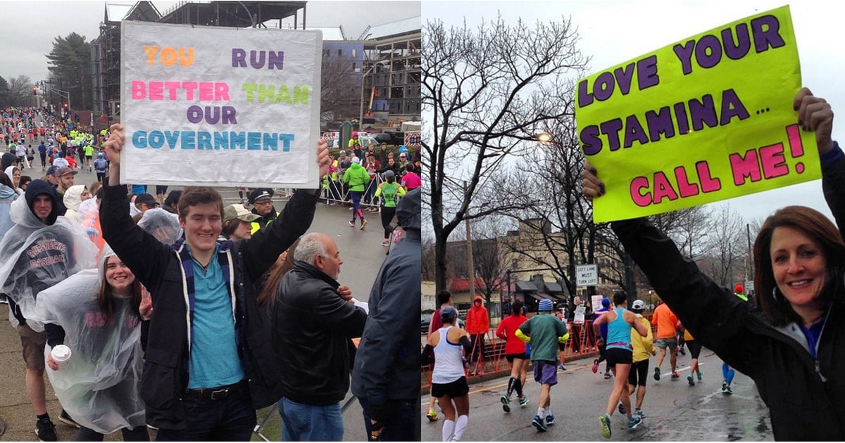 Best Boston Marathon Signs 2015 POPSUGAR Fitness
