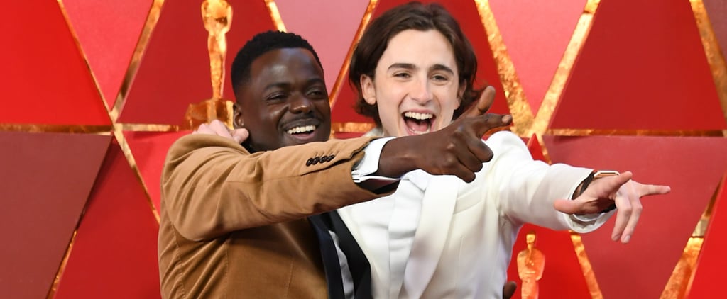 Timothee Chalamet at the 2018 Oscars