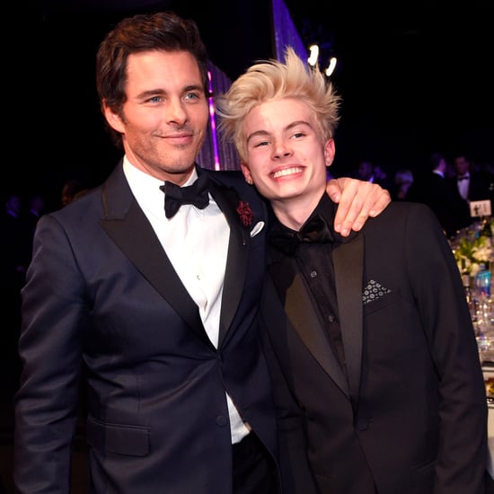 James Marsden and His Son at the 2017 SAG Awards