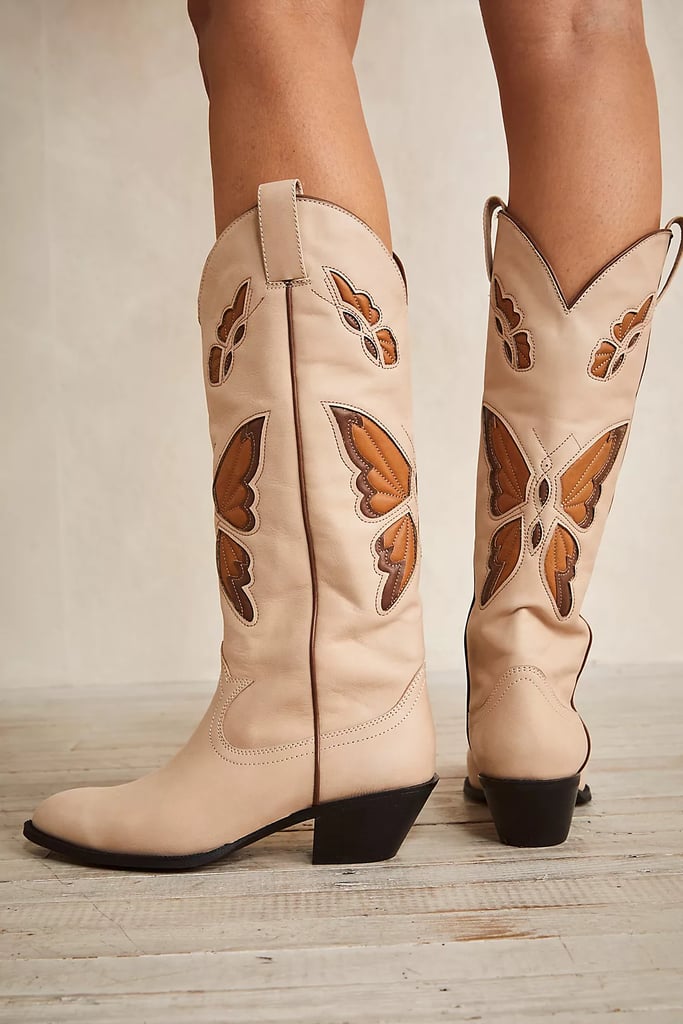 Embellished Boots: Jeffrey Campbell Mariposa Tall Western Boots