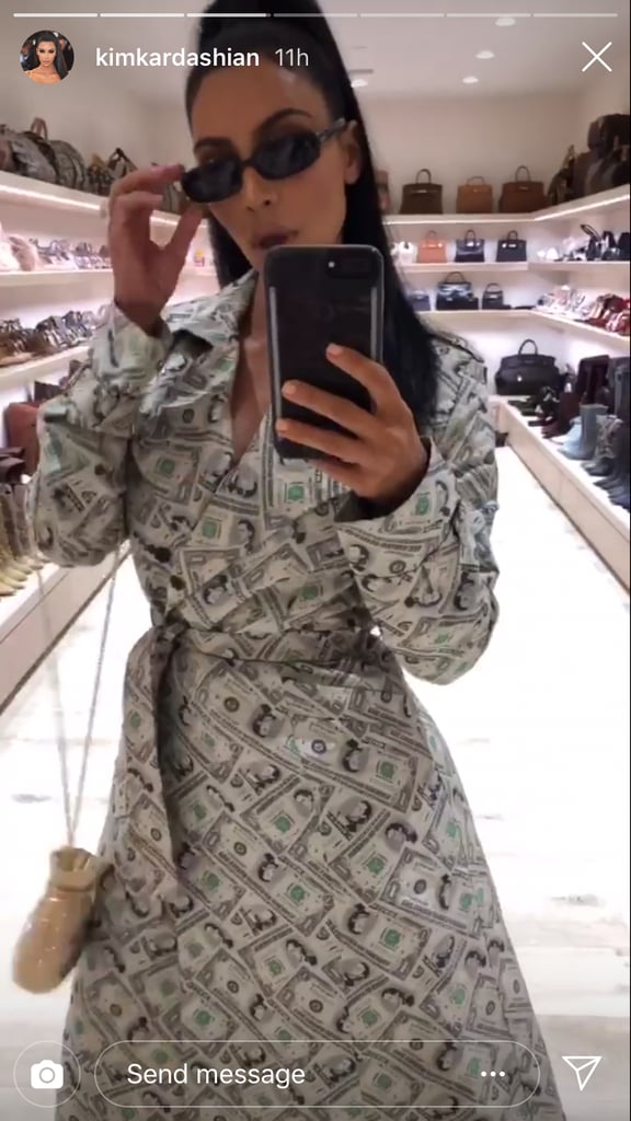 Kim Kardashian Money Outfit by Jeremy Scott 2018