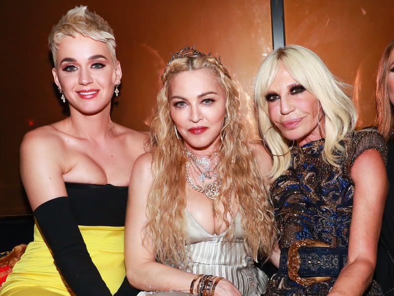 Katy Perry, Madonna, and Donatella Versace