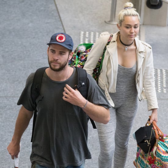 Miley Cyrus Liam Hemsworth Leave Australia May 2016