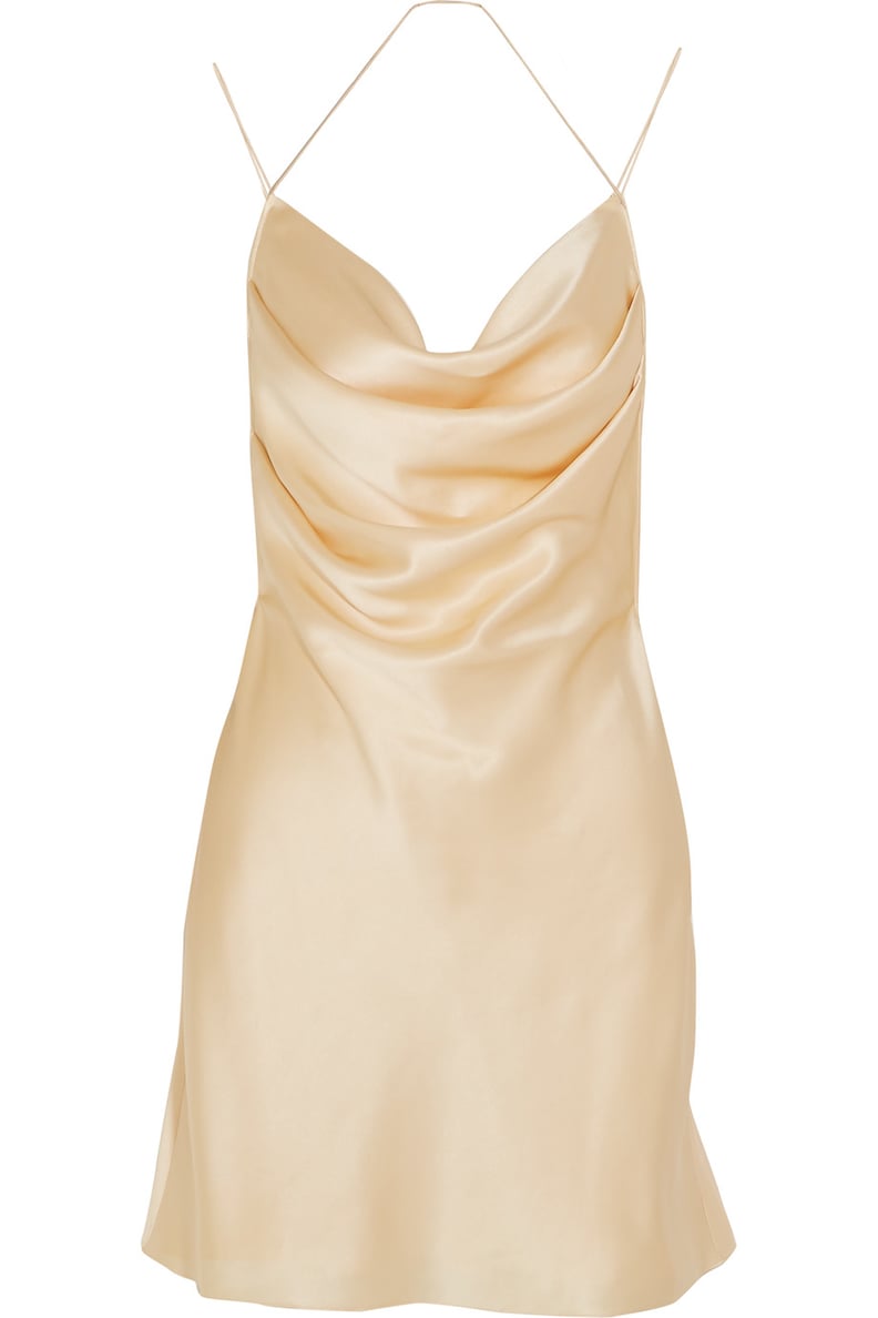 Saint Laurent Silk-Satin Dress