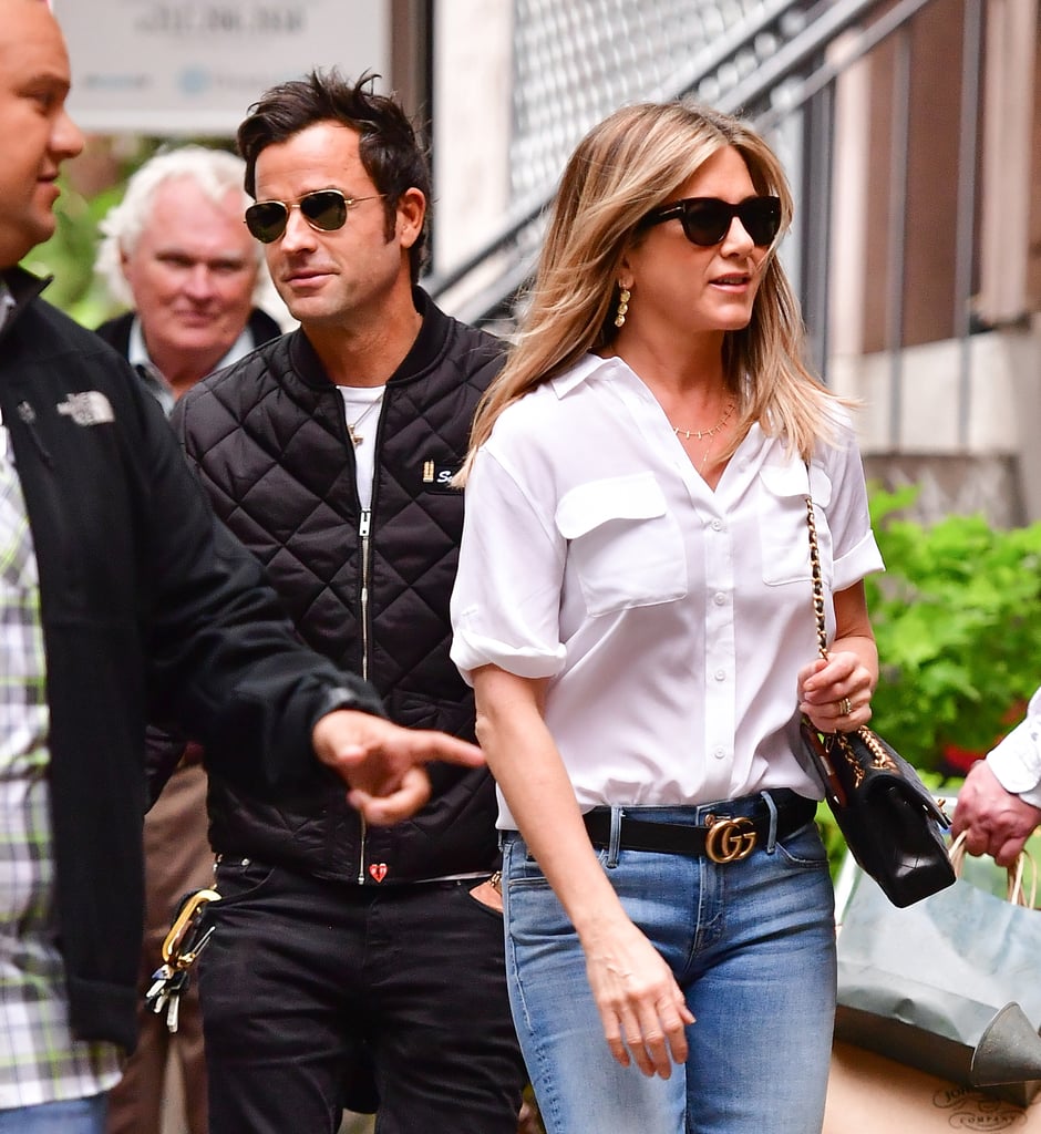 Jennifer Aniston With Justin Theroux in NYC September 2016